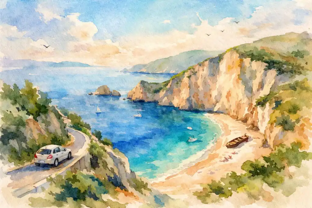 10 best beaches in zakynthos by car featured