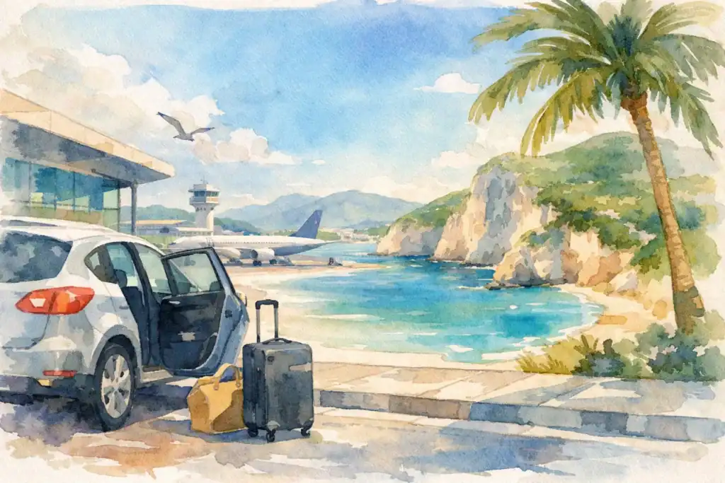 airport pickup rental guide for zakynthos featured