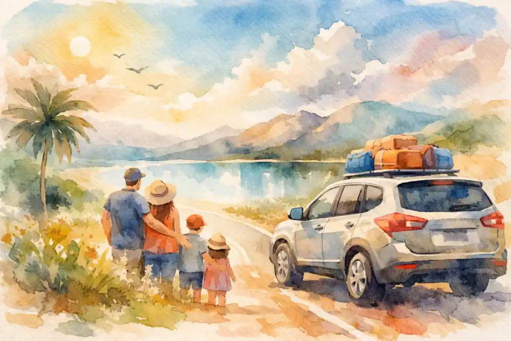 Family Trip with Rental Car Made Easy