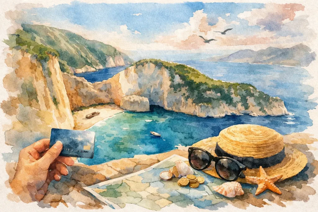 Brauche ich eine Kreditkarte für Zakynthos?