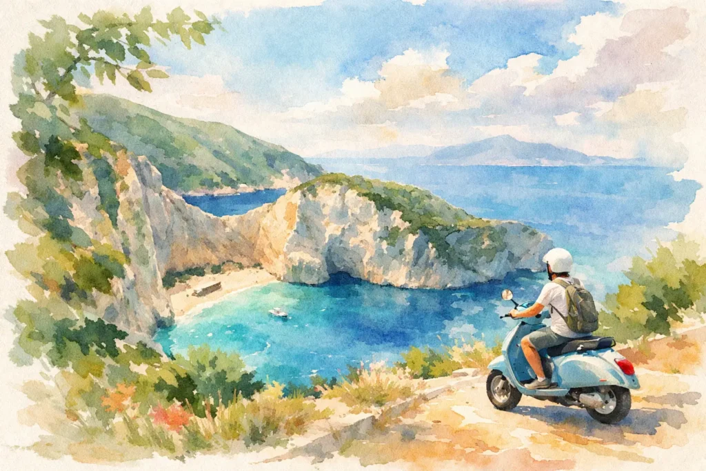 Roller Zakynthos: Frei und flexibel unterwegs