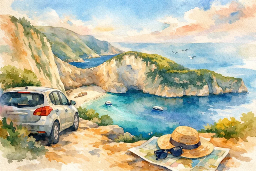 Zakynthos Mietwagen für Erstbesucher - 7 Tipps