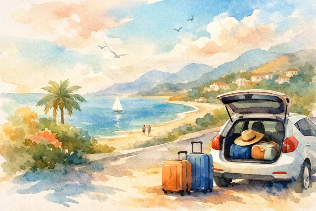 Flexible Fahrzeugmiete im Urlaub: Frei unterwegs