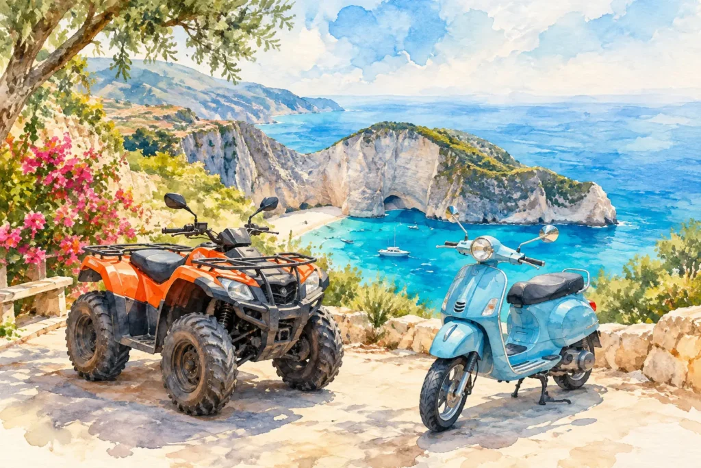 ATV oder Scooter? Válassz jól Zakynthoson