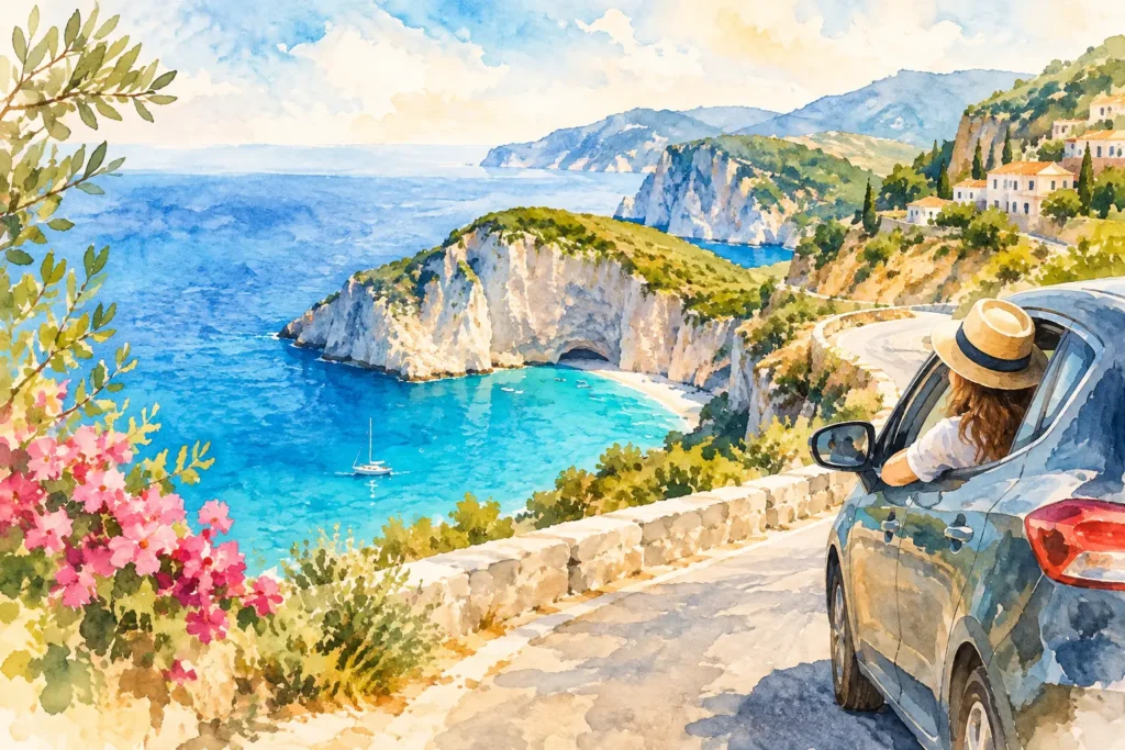 Conduire à Zakynthos - vezetési tippek turistáknak