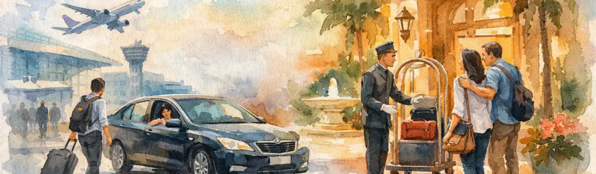 Airport Pickup or Hotel Delivery?