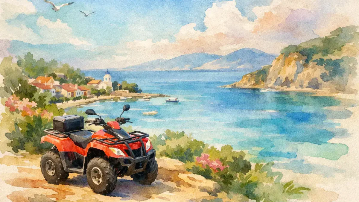 atv rental argassi for easy island travel featured