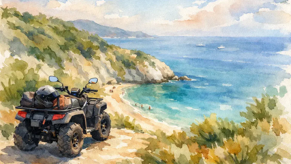 atv rental xigia beach plan je rit veilig featured
