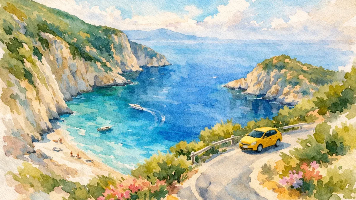 Beste Buchten mit Mietwagen auf Zakynthos