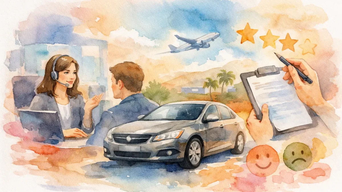 Kundenservice Mietwagen Erfahrungen richtig bewerten