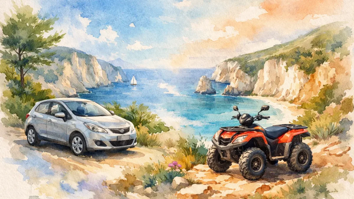 Mietwagen oder ATV auf Zakynthos: Was passt?