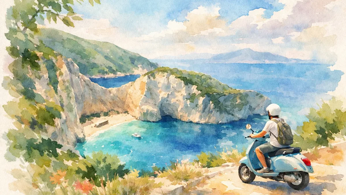 Roller Zakynthos: Frei und flexibel unterwegs