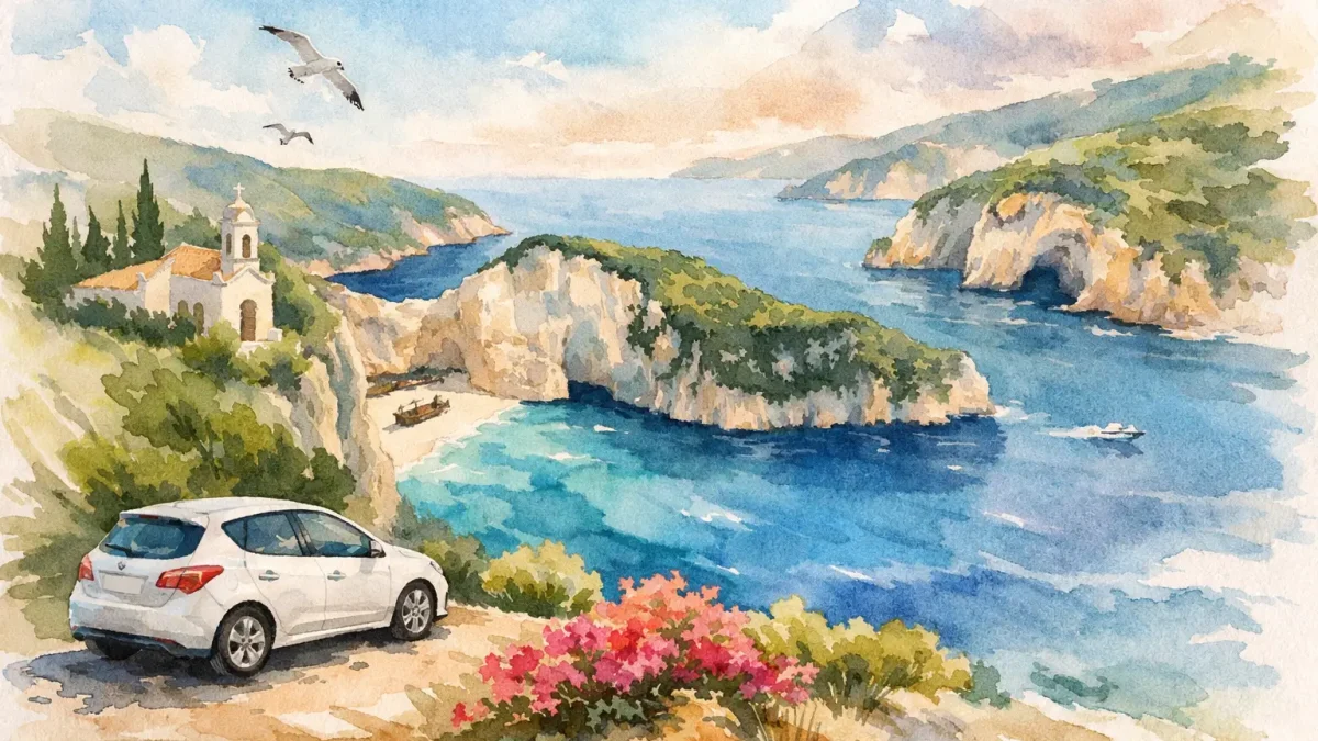Top Ausflüge mit Mietwagen auf Zakynthos
